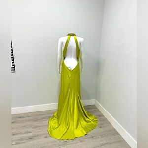 Alexander McQueen Vintage Beaded Halter Dress size 36 Small